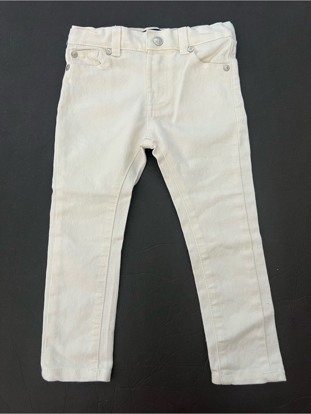 7 for All Mankind NWOT toddlers jeans, light beige, 3T